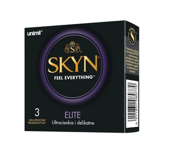 Skyn Elite Prezerwatywy Nielateksowe 3 Szt. Unimil
