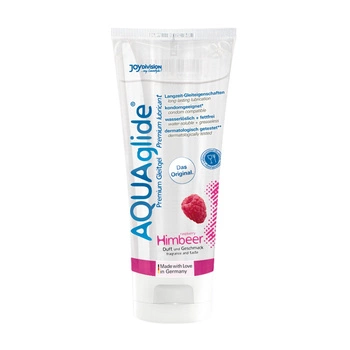 Lubrykant Wodny O Smaku Malinowym Aquaglide Raspberry 100 Ml JoyDivision