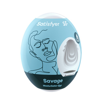 Samolubrykujący masturbator jajkoSatisfyer Masturbator Egg Savage