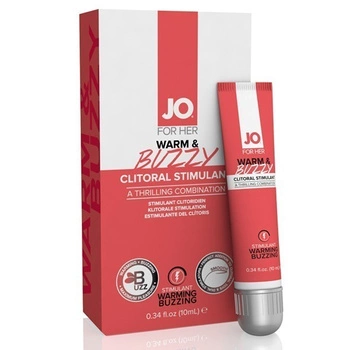 Lubrykant rozgrzewający do łechtaczki System JO For Her Clitoral Stimulant Warming Warm &Buzzy Original 10 ml