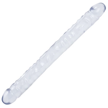 Crystal Jellie Double Dong Podwójne Dildo Przeźroczyste 45 Cm DocJohnson