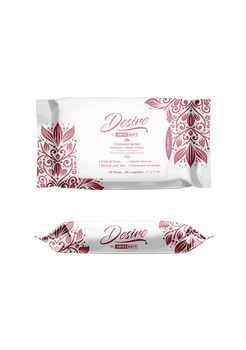 Chusteczki do higieny intymnej dla kobiet Desire by Swiss Feminine Wipes 25pcs box