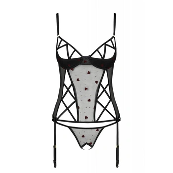 Gorset LOVELIA CORSET black L/XL Passion
