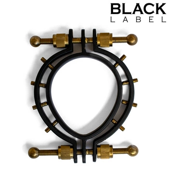 Zacisk Pussy Clamp 2.0 w. Spikes Black/Gold Black Label 