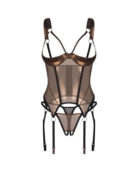 Soranna gorset i stringi otwarte L/XL Obsessive