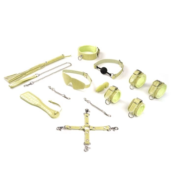 Zestaw Bondage Macaron 9Pcs Bondage Kit-Melon Liebe Seele
