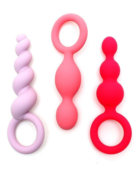 Zestaw korków analnych Satisfyer Booty Call Colored