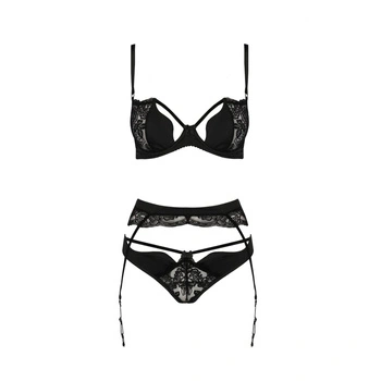 Komplet bielizny TONYA SET black XXL/XXXL Passion