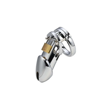 Męski Metalowy Pas Cnoty Generique Steel Padlock Chastity Cage 50Mm Men4Men