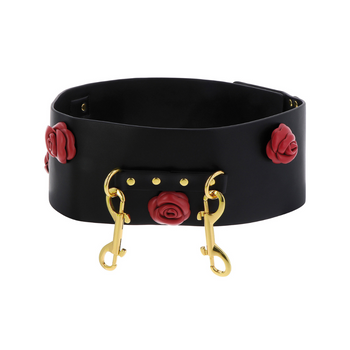 Taboom pas do kajdanek Wild Roses Bondage Belt L/XL