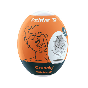 Samolubrykujący masturbator jajko Satisfyer Masturbator Egg Crunchy