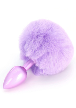 ToyJoy zatyczka Happiness Enchanting Bunnytail Buttplug Purple