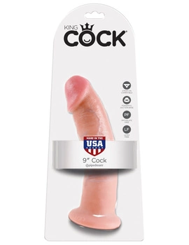 9' Cock Flesh Dildo Cieliste 23Cm King Cock