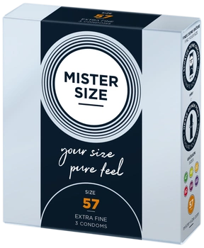 Mister.Size Condoms 57 mm 3 Pieces