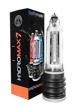 Pompka wodna do powiększania penisa Bathmate Hydromax7 Crystal Clear