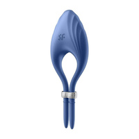 Pierścień erekcyjny Duelist Ring Vibrator Blue Satisfyer