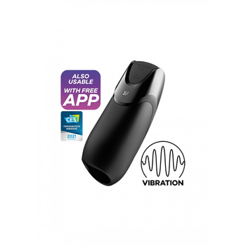 Sterowany aplikacją wibrujący masturbator Satisfyer Men Vibration+