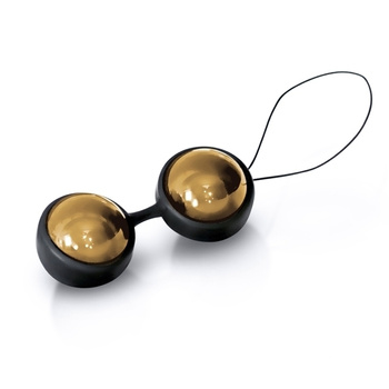 Złote kulki gejszy Lelo Luna Beads Luxe Gold