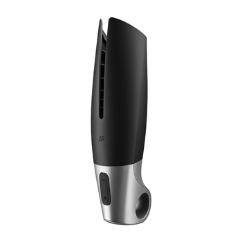 Wibrujący masturbator ze sterowaniem przez aplikację Satisfyer Power Masturbator Black Silver