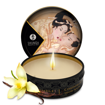 Масажна свічка з ароматом ванілі Desire Massage Candle 30Ml Shunga
