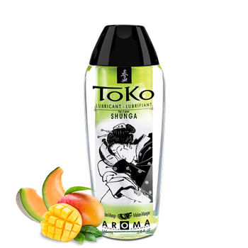 Їстівний лубрикант з ароматом дині та манго Toko Aroma Personal Lubricant Melon-Mango 165Ml Shunga