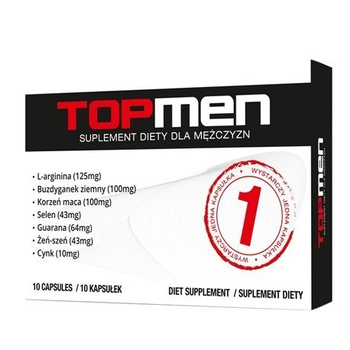 Topmen Додаток до раціону для ерекції 10 капсул SHS