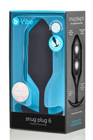 Анальний пробка Snug Plug 6 Black b-Vibe