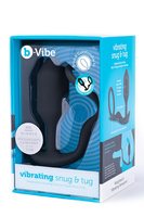 Анальний пробка Vibrating Snug & Tug M Black b-Vibe