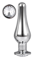 Korek Analny Gleaming Love Silver Pleasure Plug L Dreamtoys