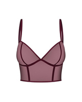 Напівкорсет Gwen бордового кольору M Promees