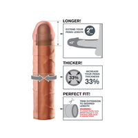 Накладка на пеніс Fantasy X-Tensions Perfect 2" Extension Light Pipedream