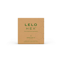 Презервативи органічні HEX Organic Condoms 3 pack LELO