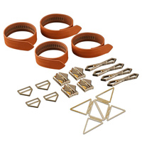 Пояс Bondage Hogtie Set Brown LOCKINK