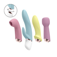 Вібратор 4в1 Marvelous Four Air pulse + Vibrator set Satisfyer