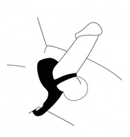 Ерекційне кільце з пробкою Armour Tug Lock Black Perfect Fit