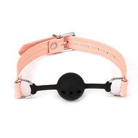 Кляп Pink Organosilicon Ball Gag Liebe Seele