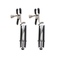 Затискачі На Соски Nipple Play Adjustable Vibrating Clamps Taboom