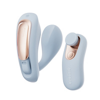 Вібратор No.6 Wireless Control Wearable Vibrator Blue Qingnan