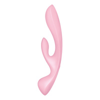 Вібратор-кролик Triple Oh Pink Satisfyer