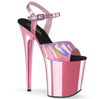 Сандалі на платформі Flamingo-809 Baby Pink Hologram/Baby Pink Chrome 8 (38,5) Pleaser
