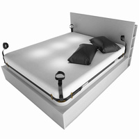 Набір поясів BDSM Adjustable Bed Restraint Kit Black LOCKINK