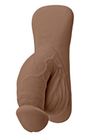 Фантом Члена 4 Inch Packer Dark Flesh Gender X