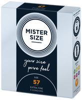 Презервативи 57 мм 3 штуки Mister.Size
