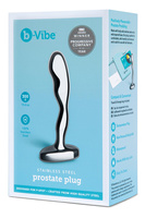 Масажер простати Stainless Steel Prostate Plug b-Vibe