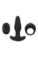 Набір анальної пробки та еректильного кільця Teamwork Gender X