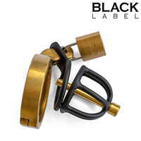 Пояс цнотливості Weenie Locker Chastity Cage Black/Gold Black Label