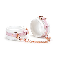Наручники White & Pink Fairy Goat Leather Ankle Cuffs Liebe Seele