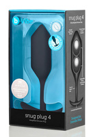 Анальний пробка Snug Plug 4 Black b-Vibe