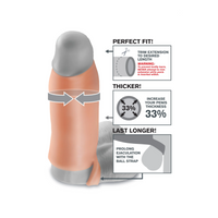 Накладка на пеніс Fantasy X-Tensions Real Feel Enhancer Xl Pipedream