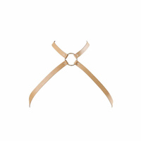 Пояс Maze Chest Thin Harness Brown Bijoux Indiscrets